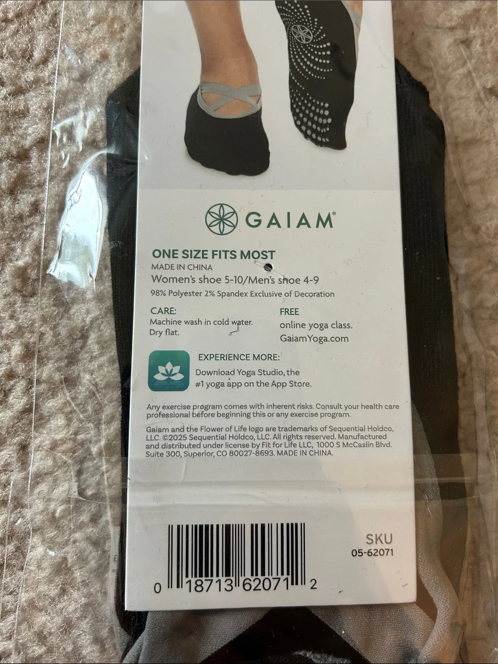 GAIAM non slip